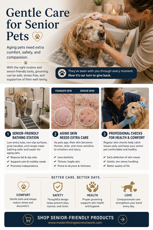 Senior Pet Bathing: Special Considerations for Aging Companions