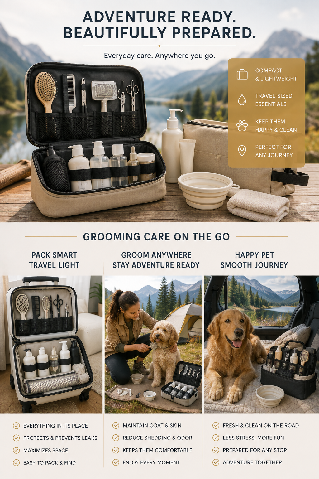Traveling With Your Pet: Grooming On-the-Go