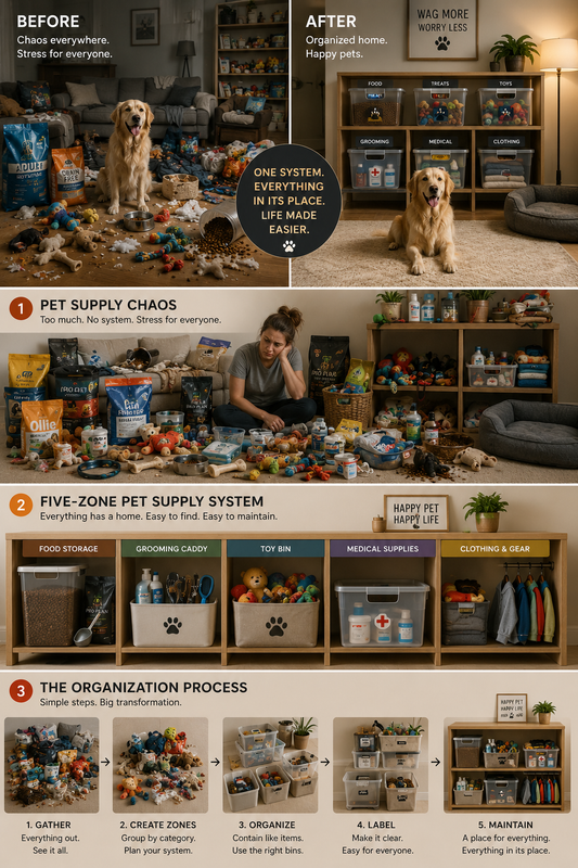 Pet Supplies Piling Up Everywhere — Where to Start