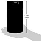 Pawvac 12 Ounce Vacuum Sealed Pet Food Storage Container, Black Treats