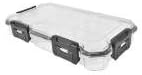 Husky 12 in. 9-Compartment Waterproof Heavy-Duty Storage Bin Small Parts Organizer