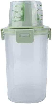 Pet Food Container Moisture Proof Dog Food Storage Tank with Airtight Lid Measuring Cup for Travel Camping Pet Supply