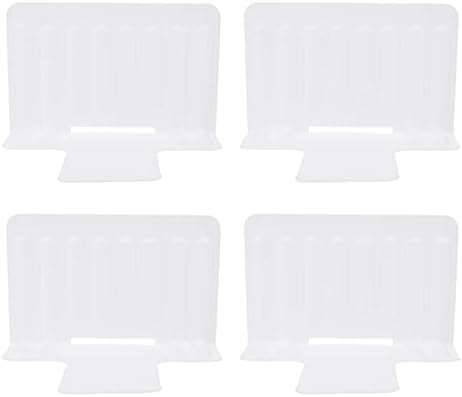 Cabilock 4pcs Separator Storage Dividers for Refrigerator and Desk Organization Premium Plastic Partition Board for Food and Household Items Easy to Use and Clean