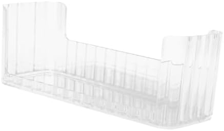 Vanity Organizer Tray Elegant Storage for Makeup and Jewelry Space-saving Design for Bathroom Medicine Cabinet and Kitchen Cabinets Transparent Finish