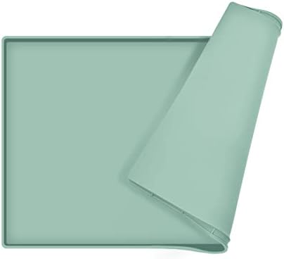 Silicone Dog Food Mat Waterproof Pet Feeding Tray for Small Medium Dogs
