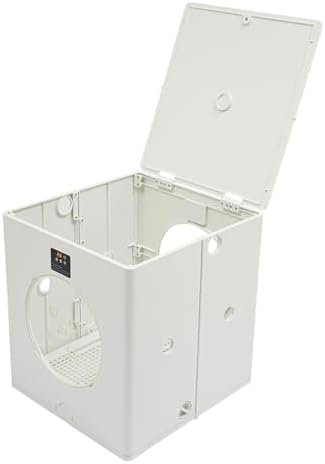 Foldable Pet Dryer Box 88L/79.9Qt Capacity, 800W Low-Noise Pet Dryer for Dogs & Cats, Adjustable Temperature(95-131°F), Time(5-90mins) and Speed Automatic Pet Dryer Box for Households, Pet Shops