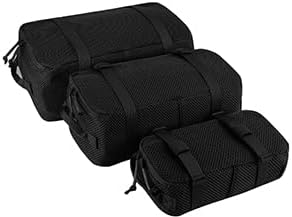 3 PCS Tactical Modular Packing Cubes, Large Capacity Mesh Storage Bag,Outdoor Travel Organize Storage Pouches Bags.