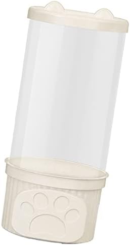 Zerodis Toy Storage Container, Transparent Cylinder Plush Toy Display Bucket Large Capacity Lidded Home Storage Bins Organizer for Home (White)