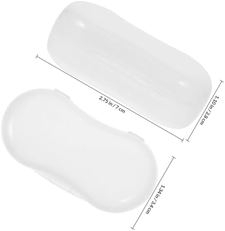 MAGICLULU 20pcs Dog Finger Toothbrush Storage Box Pp Dustproof Case