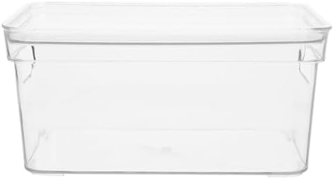 Desktop Storage Box with Lid for Makeup and Beauty Products, Stackable Pet Sundries Organizer with Smooth Inner Surface, for Vanity and Bathroom Use