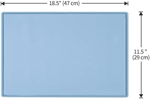 Silicone Dog Food Mat Waterproof Pet Feeding Tray for Small Medium Dogs