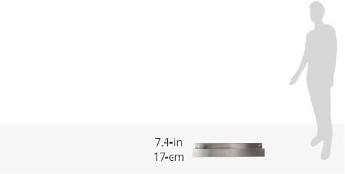 Winco 32" Bar Stainless Steel Speed Rail, Single | Holds up to 16 bottles, Foodservice