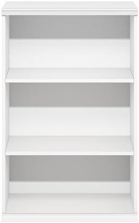 Furinno FANO Closet Organizers and Storage, 3-Tier Closet Organizer with Adjustable Shelves, Stackable Open Shelf Closet Shelves, 15.9 x 23.6 x 36.2 for Wardrobe, Bedroom, Living Room, White