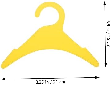 10pcs Dog Clothing Hangers Lightweight Clothes Hanger for Pets and Design for Organizing Pet Apparel for Indoor and Outdoor Use