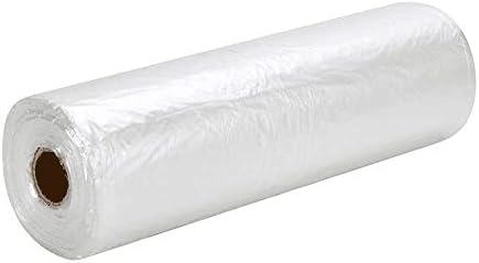 Immuson Food Storage Bag, 12 x 20 Plastic Produce Bag on a Roll, 2 Rolls Fruits, Vegetable, Bread, Food Storage Clear Bag, 350 Per Roll,700 Bags