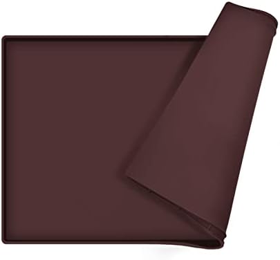 Silicone Dog Food Mat Waterproof Pet Feeding Tray for Large Dogs