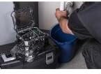 Husky 12 in. 9-Compartment Waterproof Heavy-Duty Storage Bin Small Parts Organizer