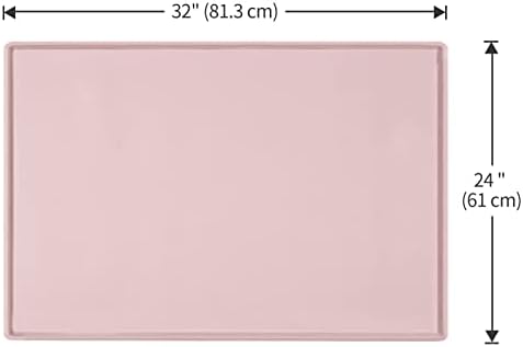 Silicone Dog Food Mat Waterproof Pet Feeding Tray for Large Dogs