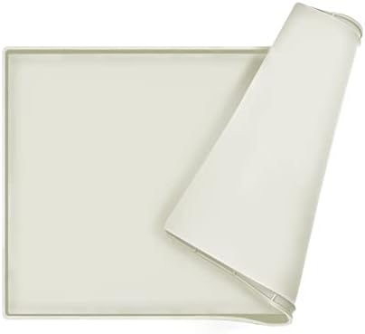 Silicone Dog Food Mat Waterproof Pet Feeding Tray for Medium and Large Dogs