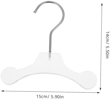 POPETPOP Pet Apparel Hanger Design for Organizing Small Dog Clothes Decorative and Functional Hanger for Pet Owners for Drying and Displaying Attire