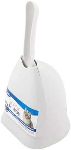 Petmate Scoop N' Hide Cat Litter Scoop, White