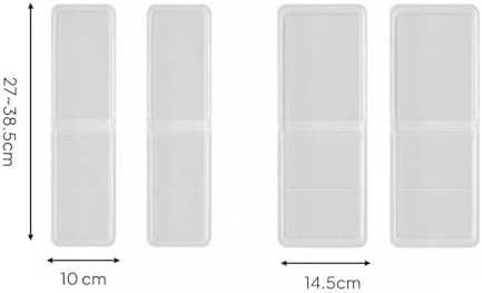 Drawer Organizer Adjustable Drawer Divider Tray with Expandable Retractable Design Removable Partitions Sturdy PP Construction Custom Compartments Suitable for Kitchen Bedroom