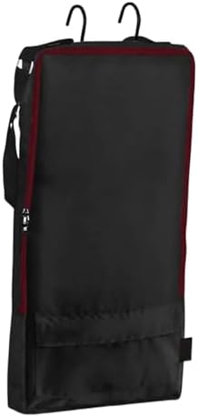 kowaku Bridle Bag,with 3 Prong Tack Rack Spacious Organizer Horse Tack Carry Bag, Horse Bridle Bag, for Harness, Bits, Headstalls, Black