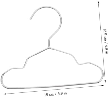 10pcs Dog Cat Clothing Hanger Small Steel Pet Hangers Multi-functional Coat Racks for Drying Storing Pet Apparel Organizer