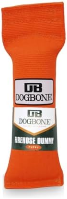 DogBone Firehose Dog Bumper for Hunting & Sporting Dog Training - Perfect Floating Dummy for Water Retrieving & Fetch - Ideal Canvas Alternative for Puppies or Adult Retrievers & Includes Throw Loop