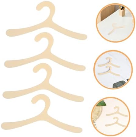 Kisangel 20pcs Stylish Plastic Pet Clothes Hanger Rack for Small Dogs Cats Space-Saving Design for Pet Apparel Lightweight Portable Dog Cat Clothing Display Hangers