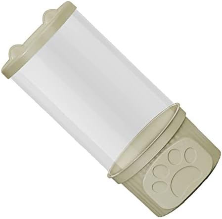 Transparent PET Toy Storage Cylinder with Large Acity and PP Lid for Home Organization (Green)