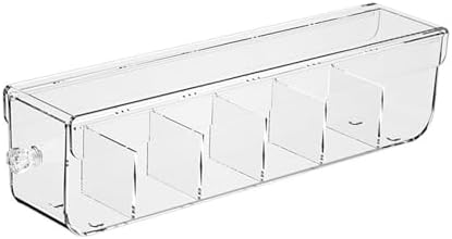Bra Organizer Underwear Storage Box Drawer Organizer Storage Case with Lid PET Material Pull Out Divider Transparent Panel Suitable for