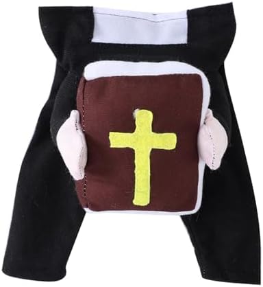 Halloween Pet Costume Outfit for Dog Cats Stand Bible Cosplay Photo Ready Apparel