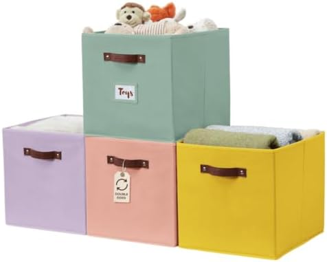 DECOMOMO Storage Bins, Storage Baskets for Shelves