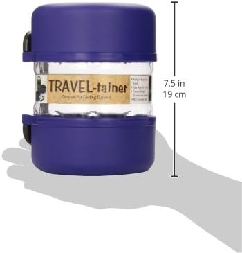 GAMMA2 Vittles Vault Travel-Tainer (6 Cups) Portable Food Storage Container, Blue