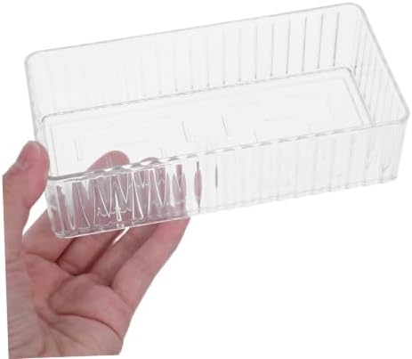 TOYANDONA 10pcs Clear Drawer Organizer Trays with Stackable Pet Plastic Dividers for Jewelry Skincare Makeup Nail Tools Multi-use Anti-spill Storage Bins for Kitchen Vanity Bathroom