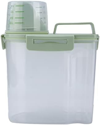 Pet Food Container Moisture Proof Dog Food Storage Tank with Airtight Lid Measuring Cup for Travel Camping Pet Supply