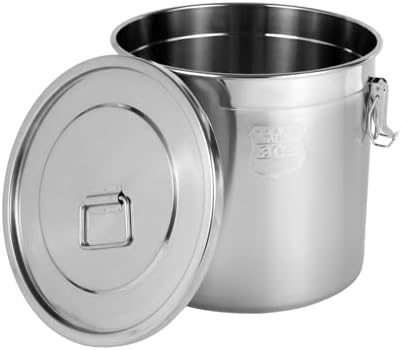 304 Stainless Steel Airtight Canister w/Lid(21L/4.62Gal)