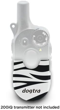 Dogtra 200iQ Remote Case Only – Swappable Replacement Cover for Remote Dog Training E-Collar – Lightweight, Durable, Custom Fit – Easy 1-Screw Install to Personalize Your Gear – Zebra