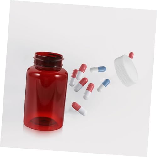 16Pcs Empty Pill Bottles with Caps Travel Friendly Medicine Storage Containers for Organizing Pills and Medications Ideal for Home the Go Use