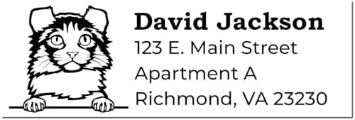 Kinkalow Customized Address Return Stamp - 7/8 x 2-1/4 | Perfect Address Stamps for Brochures & Invitations | Made to Order Mail Address Stamper for Weddings & Personal Use