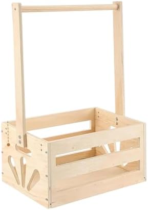 Pet Clothes Rack & Wardrobe Organizer, Solid Wood Display Stand for Dog & Cat Clothing (13.4x9.1x18.9 in)