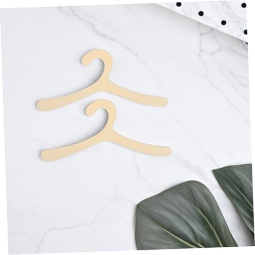 Happyyami 20Pcs Pet Clothes Hanger Rack for Small Dogs and Cats Space Saving Stylish Plastic Organizer for Dog Apparel Portable and Elegant Design for Easy Closet Organization