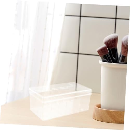 Gadpiparty Multi-grid Cord Storage Organizer Box Clear Pet Material for Chargers Wires and Desk Accessories Translucent Design for Easy Access