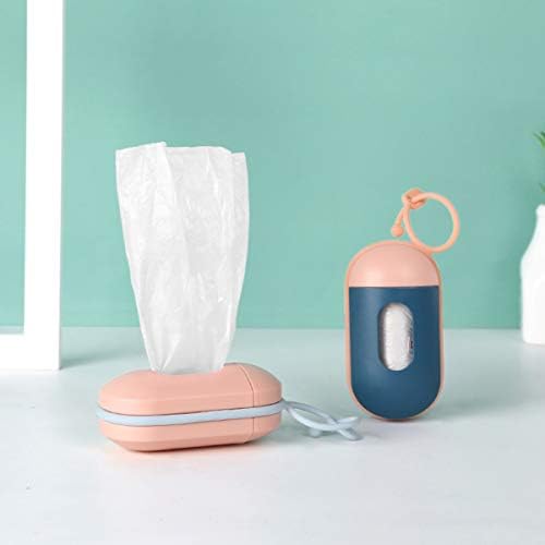Portable Bin Liners Dispenser Poop Bags Trash Bags Storage Box Pet Waste Diaper Bags Dispenser Outdoor Cleaning Supplies Random Color 2 Pack