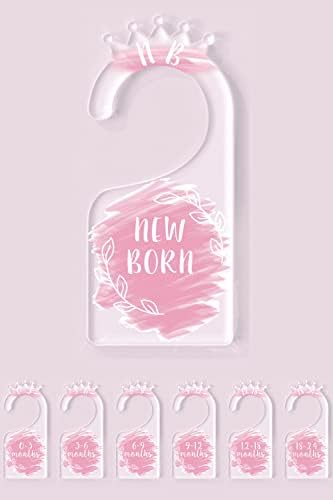 OneDream Acrylic Baby Closet Dividers, Baby Clothes Dividers for Closet