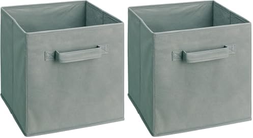 ClosetMaid 58657 Cubeicals Fabric Drawer, Gray (Pack of 2)