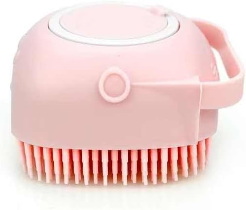 Soft Silicone Pet Shampoo Dispenser Sustainable Cat/Dog Bath Shower Brush for Grooming