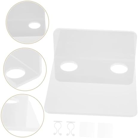 3Pcs Monitor Bracket Wall Mount Shelf Security Holder with Cable Management Floating Design for Routers Space Saving for Home Use