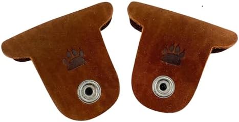Taco Dog, Dog Cord Keeper Handmade from Full Grain Leather - Wrap Up Your Cables, Earbuds, Headphones, Chargers - Clip The Snaps Together for Easy Management and Travel - 2 Pack (Swayze Suede)